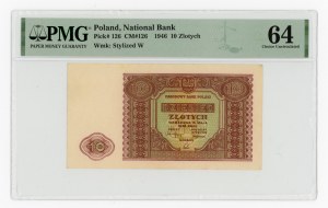 People's Republic of Poland, 10 gold 1946 (243)