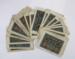 Germany, set of 100 marks 1920. total 41 pieces. (1202)