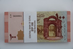 Syria, £100 2021 bank parcel 100 pcs. (1203)
