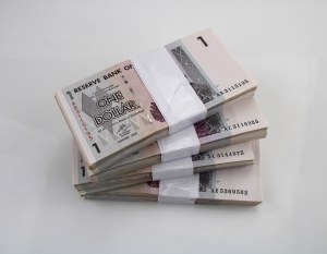 Zimbabwe, $1 2007. 4 x Bank Packet 100 pcs. Total 400 pcs. (1205)