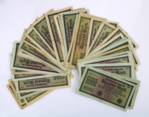 Germany, set of 1,000 mark 1922. total of 57 pieces. (1206)
