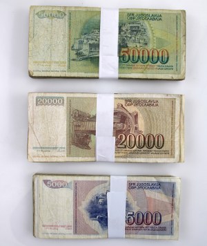 Yugoslavia, set of banknotes. Total 171 pieces. (1208)