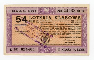 54 Class Lottery, Krakow 1950 (268)