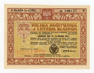 22 Polish State Class Lottery, Krakow 1930 (270)