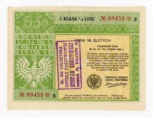 35 Polish State Class Lottery, Poznań 1936 (272)