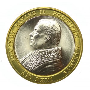 III RP, zestaw medali Wielcy Papieże - 3 szt. wraz z certyfikatem (1113)