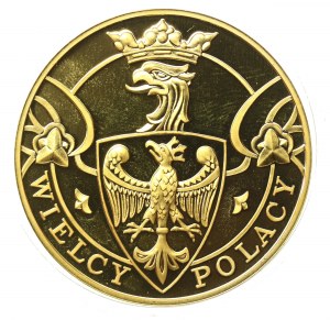 III RP, Great Poles - Karol Wojtyla medal with certificate (1114)