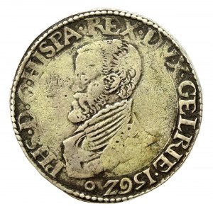 Spanish Netherlands, Philip II, 1/2 ducatone 1562, Gieldria (624)