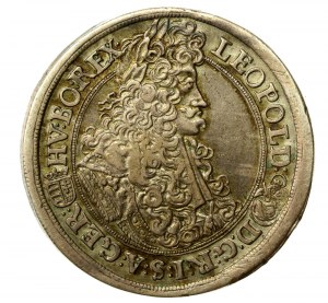 Austria, Leopold I, half thaler (1/2 thaler) 1700 KB, Kremnica (626)