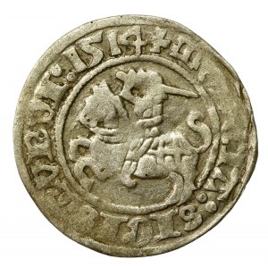 Zygmunt I Stary, Półgrosz 1514, Wilno. Rew-4 kropki (920)