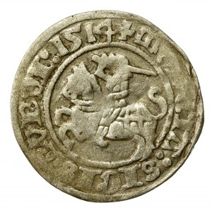 Sigismund I the Old, Half-penny 1514, Vilnius. Rev-4 dots (920)