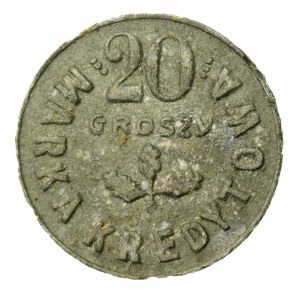 Pruzhany, 25th Cavalry Regiment, 20 groszy (951)