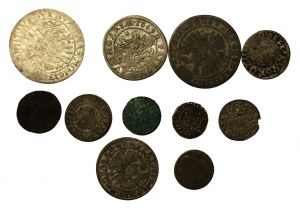 Austria, a set of coins from the 16th to 17th centuries. 11 pieces total (964)