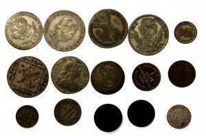 Austria, 19th century coin set. 15 pieces total. (970)