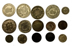 Austria, 19th century coin set. 15 pieces total. (970)