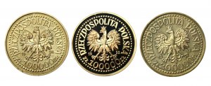 Third Republic, set of 100k and 200k 1992 and 1994. total of 3 pcs. (1006)