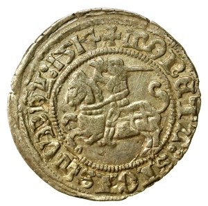 Sigismund I the Old, Half-penny 1514, Vilnius. Interesting destructor with luster (533)