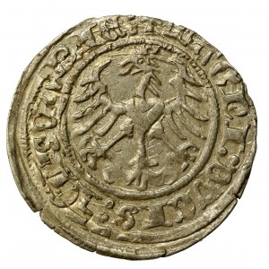 Zygmunt I Stary, Półgrosz 1514, Wilno. Ciekawy destrukt z połyskiem (533)
