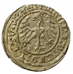 Sigismund I the Old, Half-penny 1514, Vilnius. Interesting destructor with luster (533)