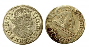 Sigismund III Vasa, set of triplets. Total of 2 pieces (3004)