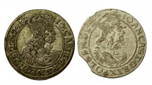 John II Casimir, set of six. Total of 2 pieces (3013)