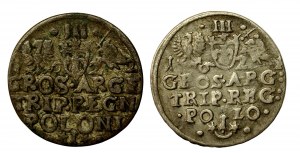 Sigismund III Vasa, set of triplets. Total of 2 pieces. (3015)
