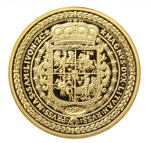 Third Republic, Sigismund III Vasa, copy of 100 ducats 1621 (3027)