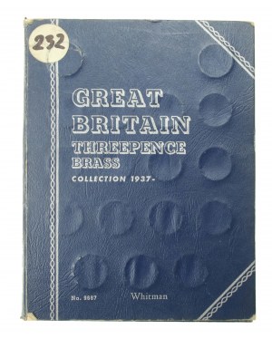 Great Britain, 3 penny set 1937-1961. total 24 pieces. (1019)