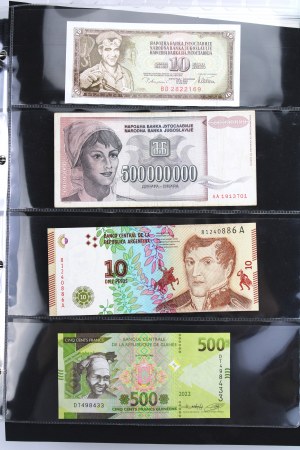 Set of foreign banknotes 190 pcs. (1213)