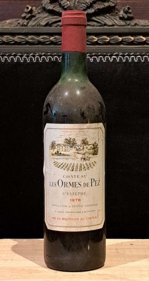 Chateau Les Ormes de Pez St-Estèphe annata 1978