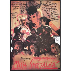 Andrzej Pągowski, Special Mission, movie poster, 1987