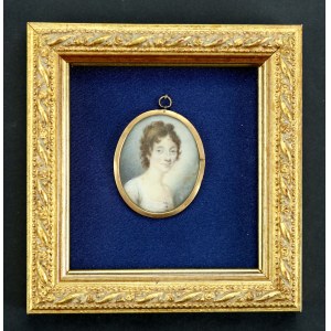 Miniatura Ewelina Hańska z Rzewuskich, herbu Krzywda, XIX w. (104)