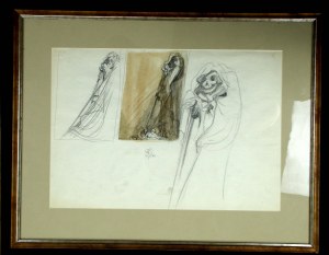 Franciszek STAROWIEYSKI, Szkic postaci, 1976 (108)