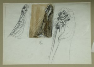 Franciszek STAROWIEYSKI, Szkic postaci, 1976 (108)