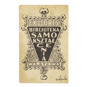 Ignacy ŁOPIEŃSKI (1865-1941) - Exlibris Biblioteka Samokształcenia, Warszawa (124)