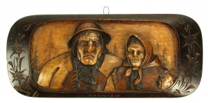 Jan Żaroffe? Krynica - Górale - płaskorzeźba, okres międzywojenny (934)