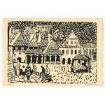 Franciszek KMITA (1926-2013), Kazimierz Dolny, Market Square. Woodcut (179)