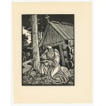Władysław SKOCZYLAS. Pustelnik - Ilustracja do ,,Puszczy Jodłowej