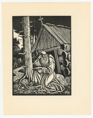 Wladyslaw SKOCZYLAS. Hermit - Illustration for , 
