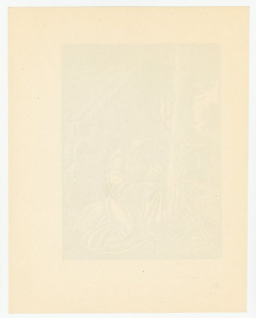 Władysław SKOCZYLAS. Pustelnik - Ilustracja do ,,Puszczy Jodłowej