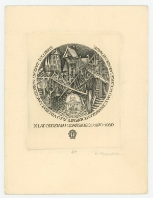 Henryk FAILHANER. Exlibris Zakład Narodowy im. Ossolińskich. (181)