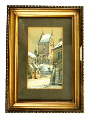 Władysław Chmieliński (Stachowicz) - Zaułek warszawski, kościół NMP na Nowym Mieście (144)