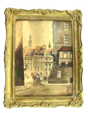 Marian PUCHALSKI (1912-1970), Wejście na Rynek Starego Miasta w Warszawie (146)