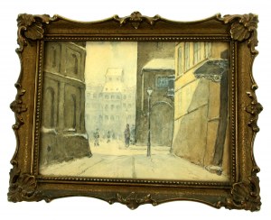 Zbigniew Makowski (1930-2019), Wejście na Rynek Starego Miasta w Warszawie (151)