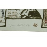 Solidarity poster signed by Jan Arski, 1987 (155)