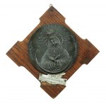 Plaque, commemorating the coronation of M. B. Ostrobramska in Vilnius, 1927 (162)