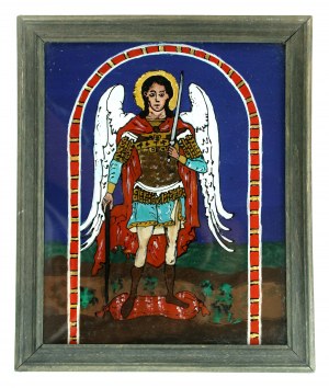 Obraz na szkle - św. Archanioł Michał (310)