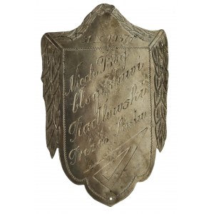 Stendardo chiodo Toruń Presidente Radłowski 1937 argento (902)