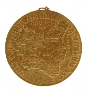 Second Republic, Jozef Pilsudski medal, 10th anniversary of the Polish-Bolshevik War 1930 (903)