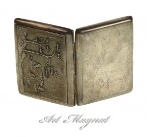 Vietnam cigarette case, Poland repunca, pr. 2 silver (914)